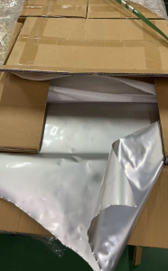 出售锂电池上用的铝塑膜，规格153um*480mm*300m，含铝量50%，现货40吨左右
