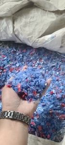 出售杂色PET吸塑盒破碎料，现货10吨