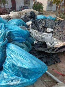 出售大棚膜，牛场下来的料子