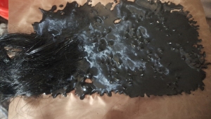 出售黑色PET泡料，现货13米一车