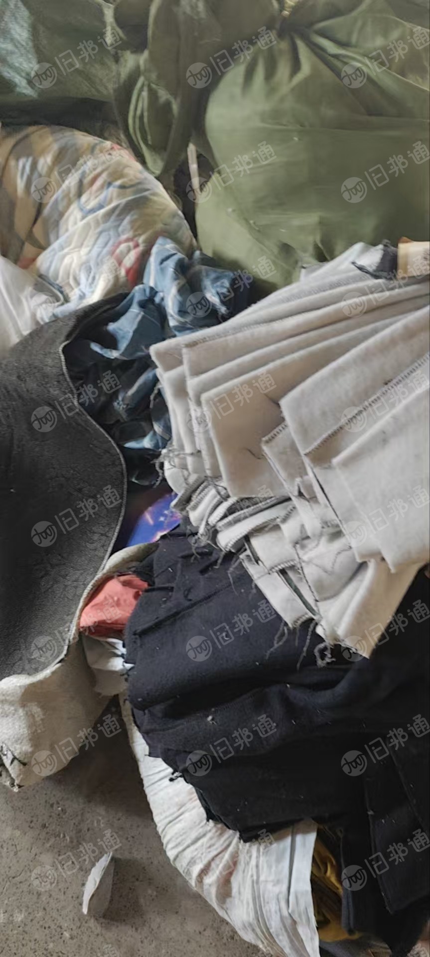 出售旧衣服黑料,下脚料,货在浙江金华