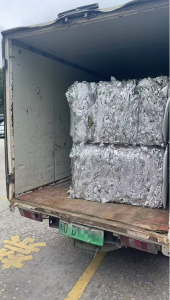 长期出售一系铝箔压包料