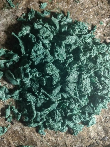 出售绿色PET泡料，可做化纤和打包带