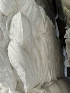 出售涤纶水刺无纺布边角料，不含桨无覆膜，货在浙江杭州