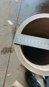 出售6寸二手纸管，厚度1.5cm，长度1.3m
