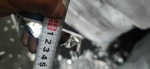 出售锂电池裁剪下来的白边铝箔，白边2-3毫米