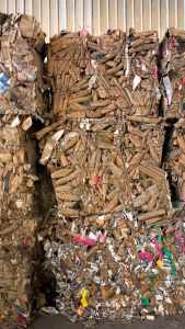 出售废纸筒压块