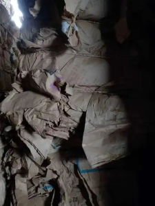 长期出售废牛皮水泥袋，有两层三层的