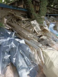 出售PVC铝材膜毛料，没压包，长期有货