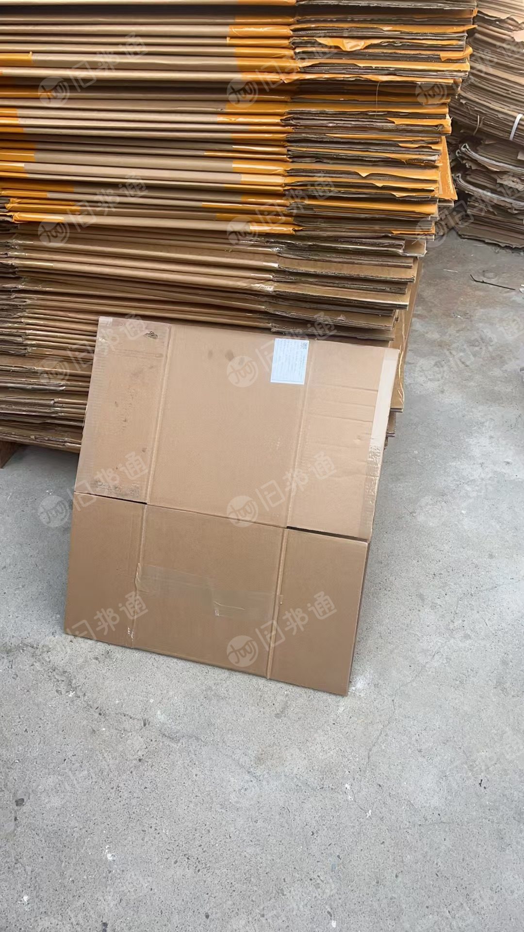 厂家处理用过的9成新纸箱,有牛皮纸箱,黄板纸箱