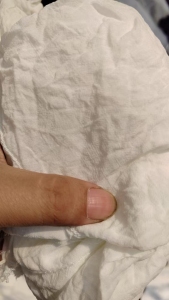 长期出售染厂下来烘干好的涤纶废布，涤纶碎布，涤纶布块，月供一百吨左右