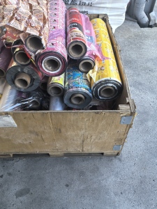 出售pet花膜打绳料，现货10吨左右