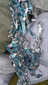 出售电线下来的铝箔边条，含铝60多