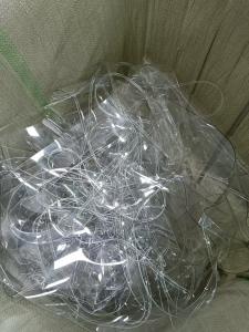 长期出售透明pvc软玻璃废料，现货20多吨