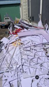 出售PVC发泡料，PVC发泡板废料