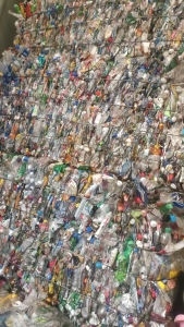 出售PET五色瓶砖，现货一挂车