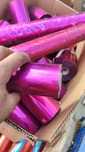 出售卷筒PET烫金膜废料，打绳料，长期供货