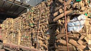 厂家大量收购工业废纸管压包料