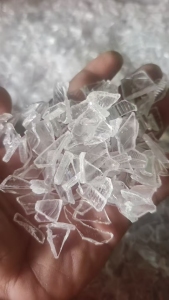 出售透明PC灯罩破碎料，现货100吨