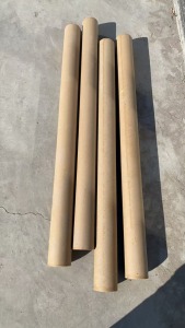 出售卷美纹纸下来的纸管，内径7.6cm，厚度1.0cm，长度1.25米