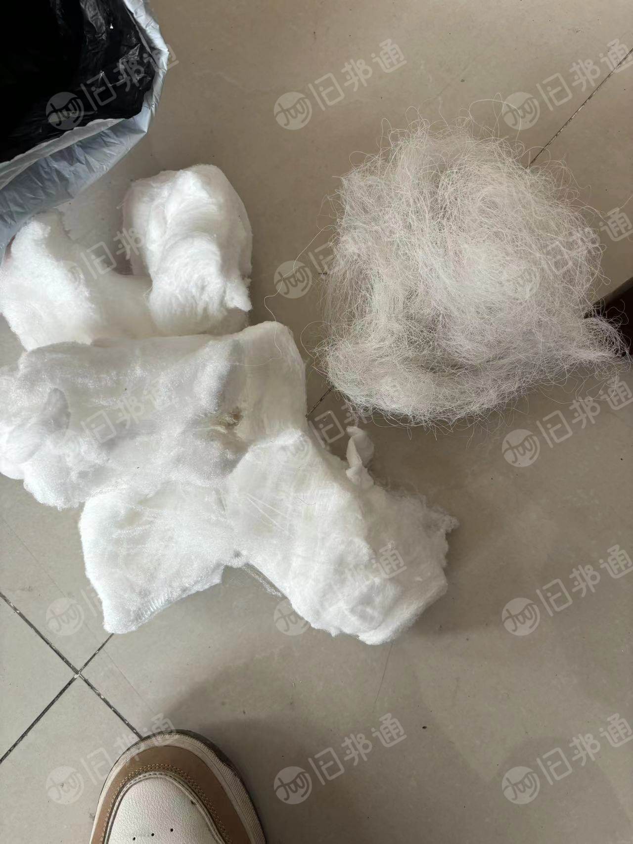 长期出售纺织厂下来的涤纶废丝,白的涤纶干丝,一天会有20吨左右,货在江苏常州