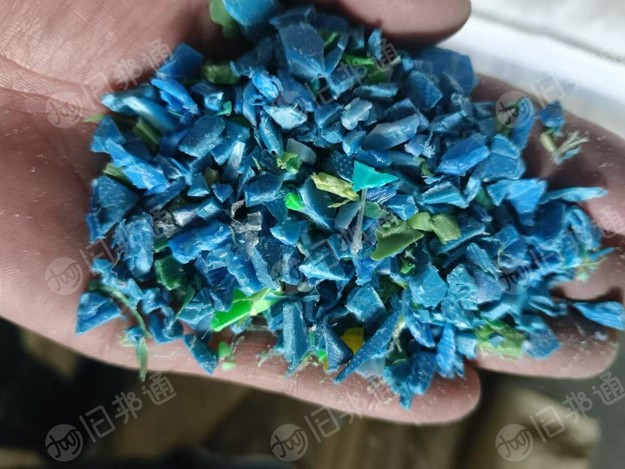 长期出售蓝色工程丙破碎料