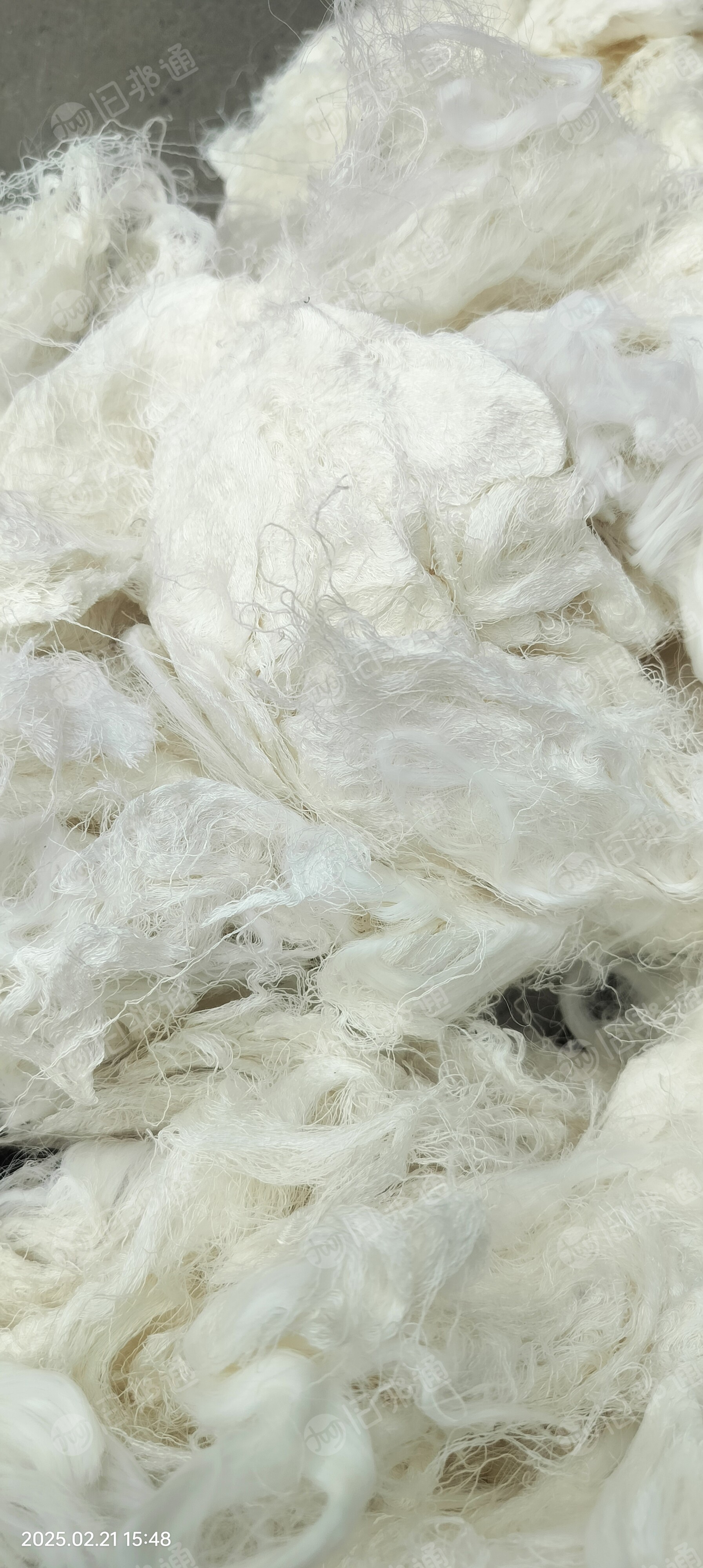 现货出售废纱,纯棉大白的,可以开花用