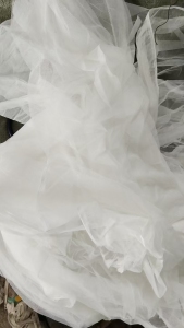 出售白色涤纶废布，涤纶造粒布，涤纶造粒布，货在福建福州