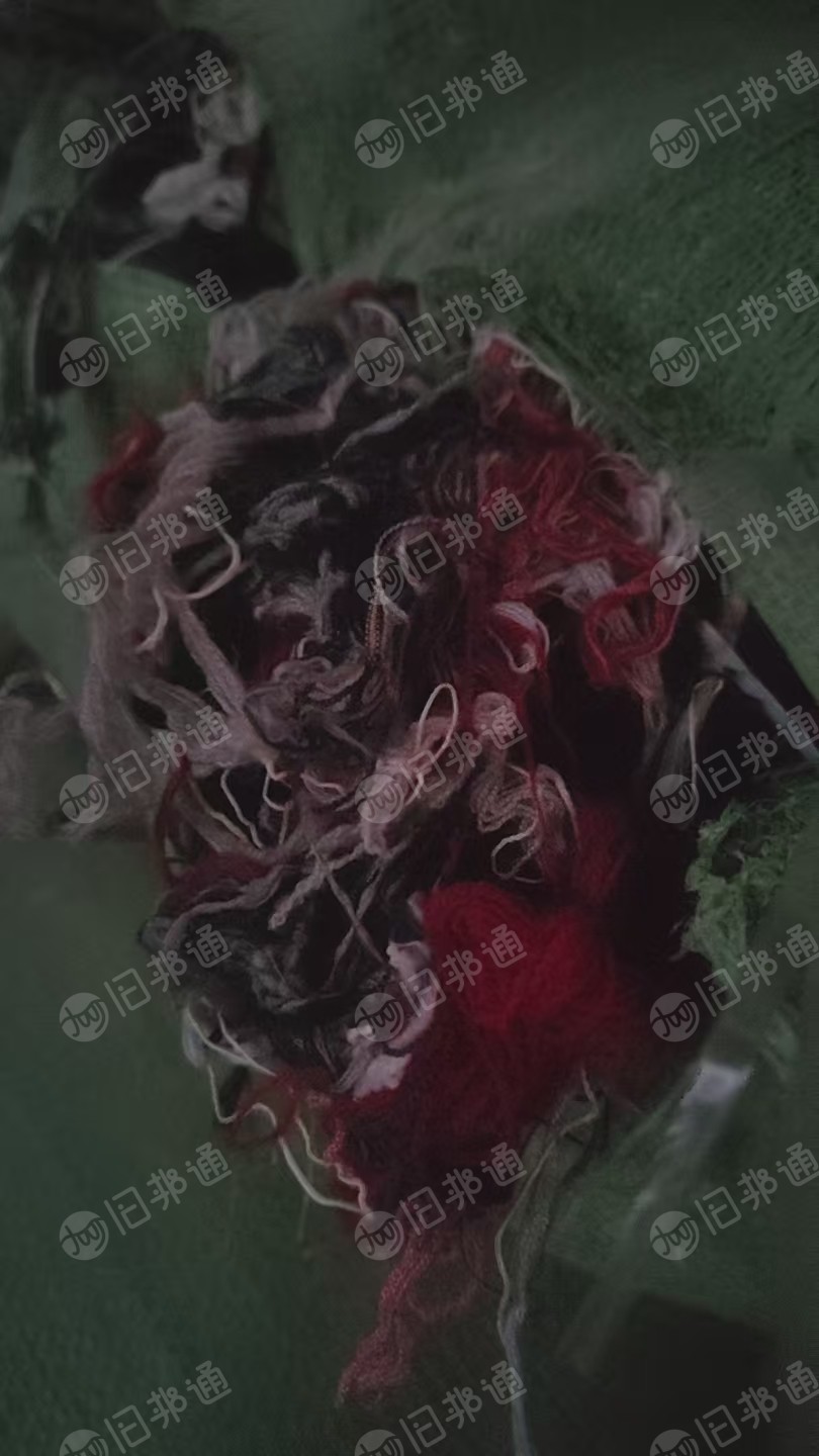 长期出售杂色的羊毛纱,羊毛边角料,现货四五吨左右