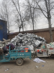 出售铝塑膜，带电池粉，有压包，还未分拣完