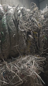 出售杂色PP打包带毛料，现货一车