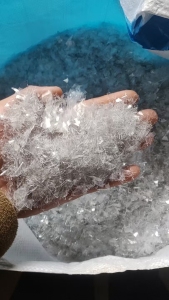 长期出售PET吸塑盒破碎料，一级和二级都有