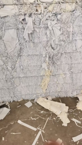 出售A4白纸边料压块，一个月几十吨