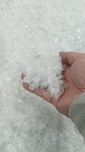 出售PET破碎料，一次性杯子粉碎的