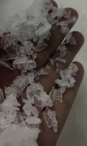 大量出售透明PP水口料破碎料