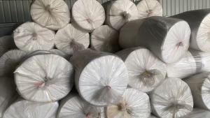 出售涤纶布卷材，涤纶无纺布，现货有5吨，货在江苏常熟