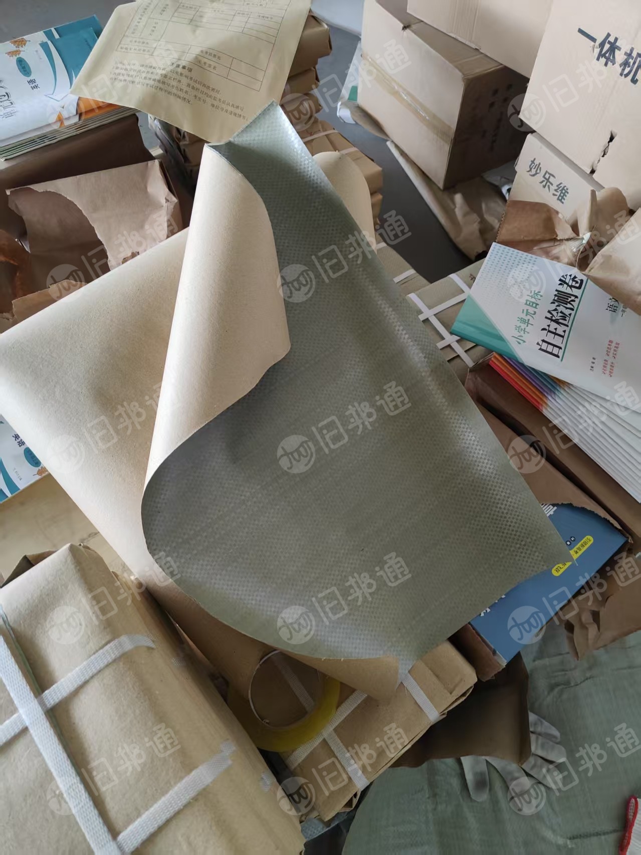 长期出售本色淋膜纸和防锈纸混打料