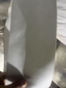 出售白色的涤纶气囊布,方向盘气囊布,带胶,现货600吨左右