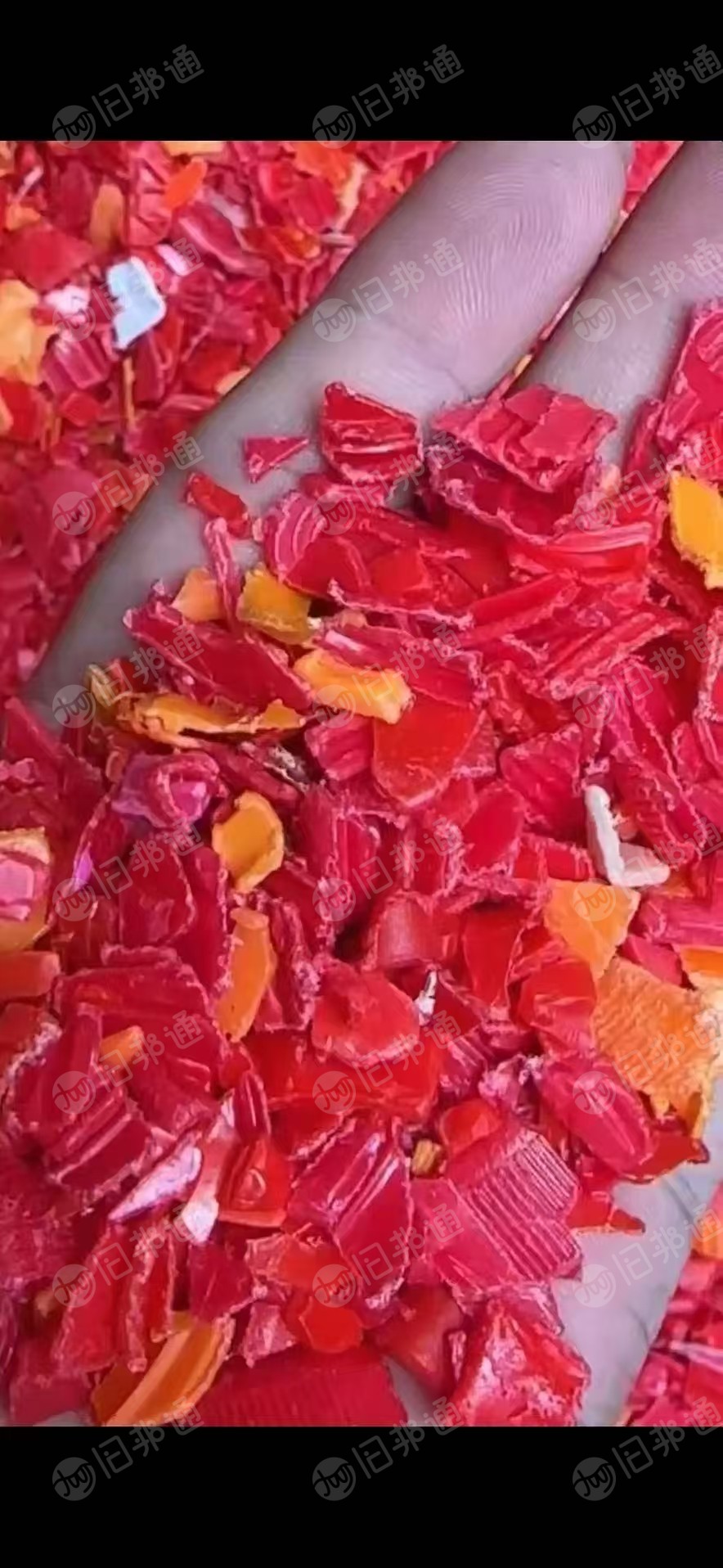 出售各种颜色的低压注塑破碎料，月供600吨