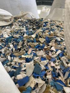 出售杂色pp中空破碎料