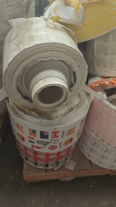 长期出售未脱标卷筒标签纸