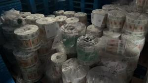 食品厂家处理出售PET复合CPP卷筒膜，现货3吨