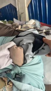 长期出售窗帘废布，涤纶废布，现货二十多吨