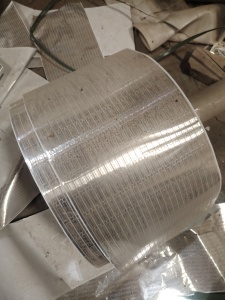 出售做灯带的卷筒铝箔复合料，一层铝箔一层塑料膜，库存次品
