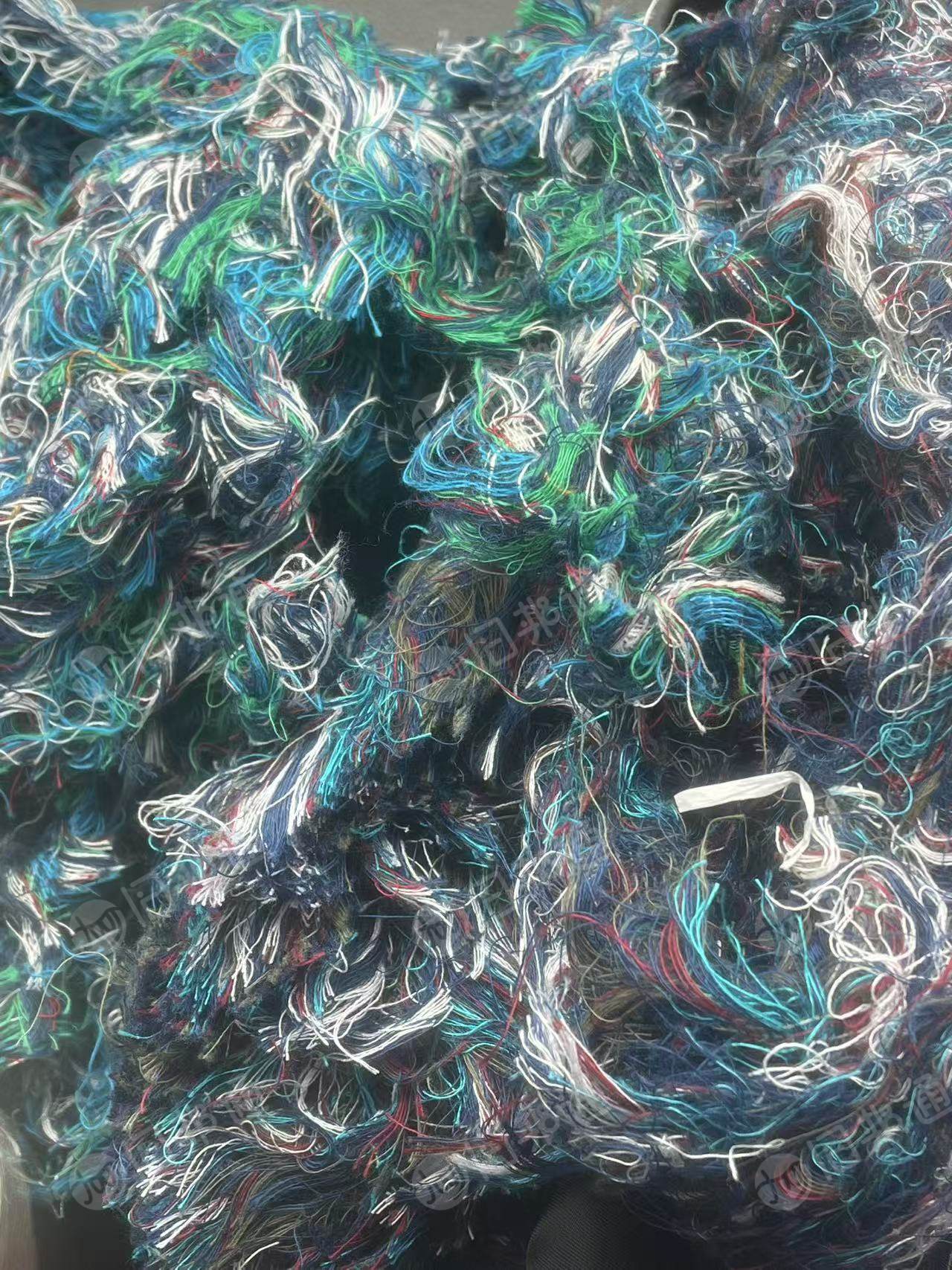 长期出售涤棉废纱线，每个星期6.8一车，厂在江苏南通