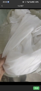 出售窗帘白色纱头,白色家纺布,涤纶废布,现货20吨左右