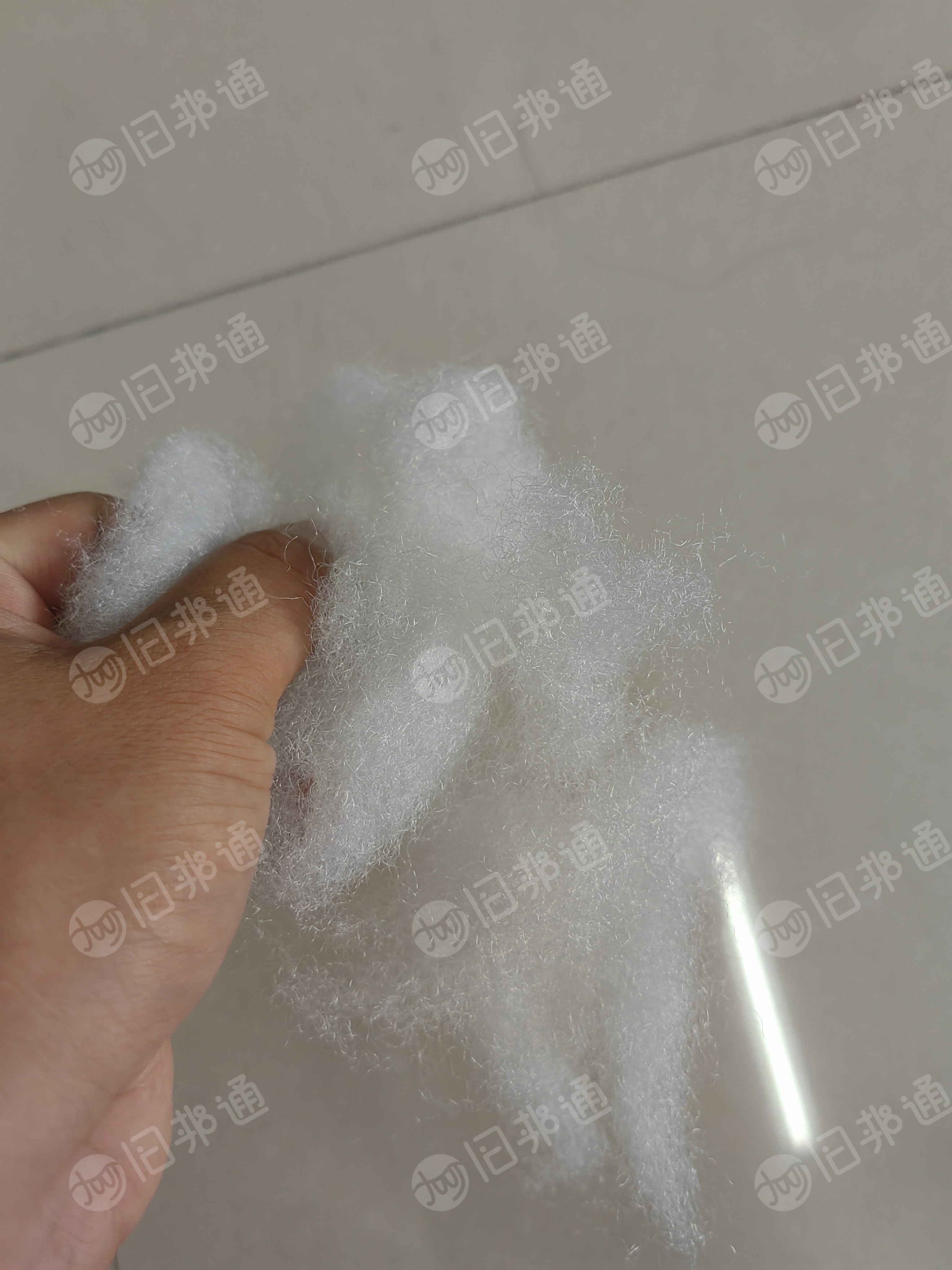 长期回收开松好的丝绵，再生棉，要求3维的，填充枕芯用