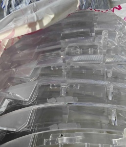 出售透明PC废料，导光条，现货十几吨