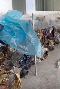 出售PET烫金膜废料，卷筒烫金膜，打绳用，现货七八吨