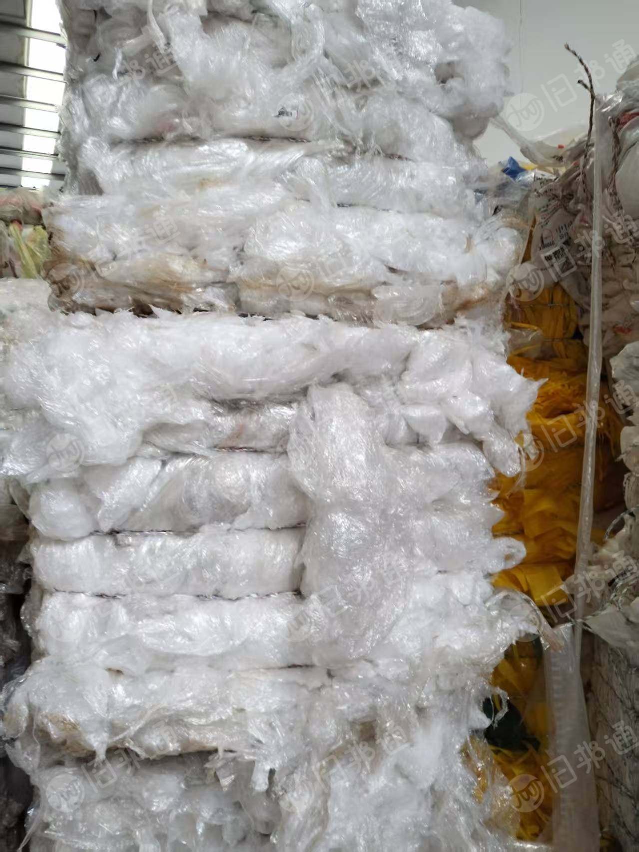 出售一级水洗高压膜废料，纯缠绕膜压包料，现货六米八一吨